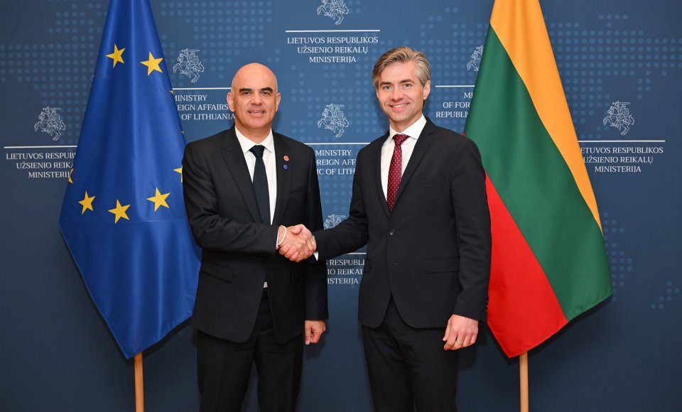 K. Budrys susitiko su Europos Tarybos vadovu