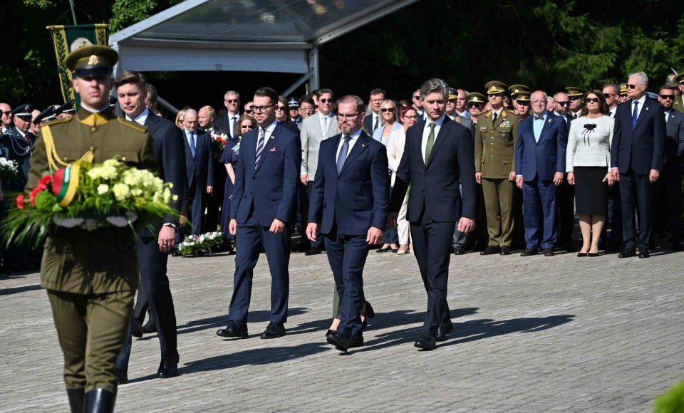 Ministras K. Budrys Medininkuose: branginkime laisvę, saugokime tiesą ir nepraraskime tikėjimo savo valstybe net tada, kai susiduriame su iššūkiais
