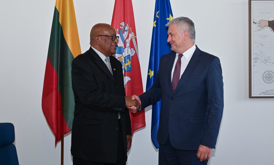 Vice-Minister Verbickas meets with the Ambassadors of Namibia, Ecuador, and Guatemala