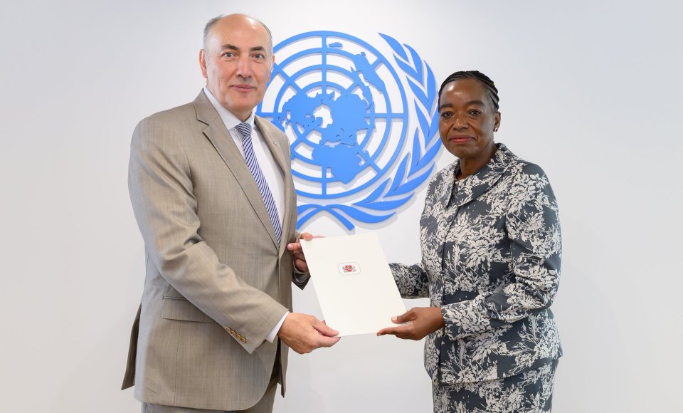 Ambassador Kudzmanas presented his letter of credence to the Director-General of the UN Office at...