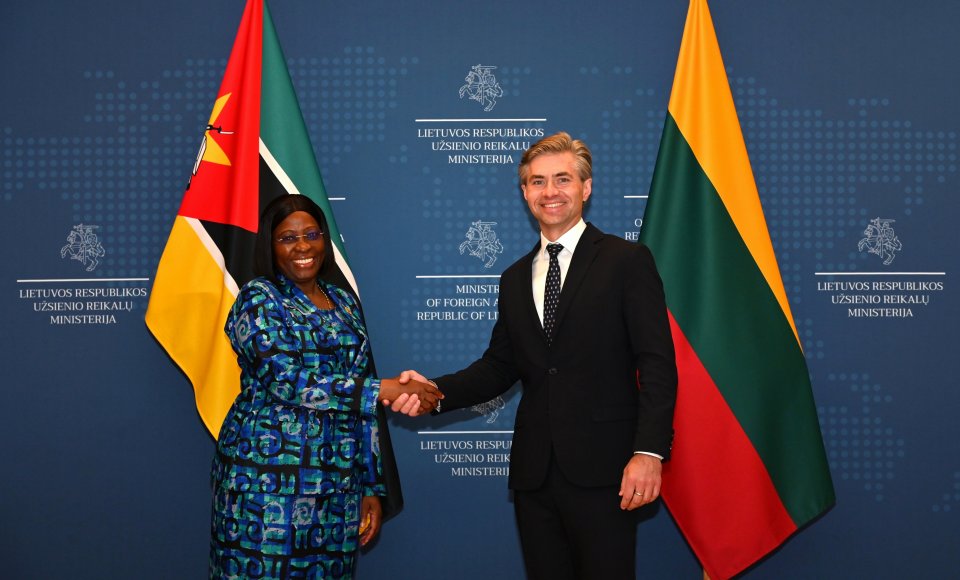 K. Budrys Vilniuje susitiko su Mozambiko užsienio reikalų ministre