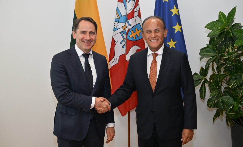 Vice-Minister Mitkus met with the ambassadors-designate of Peru and El Salvador