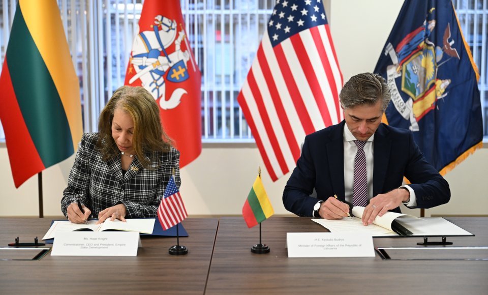 Lithuania and the New York State strengthen partnership