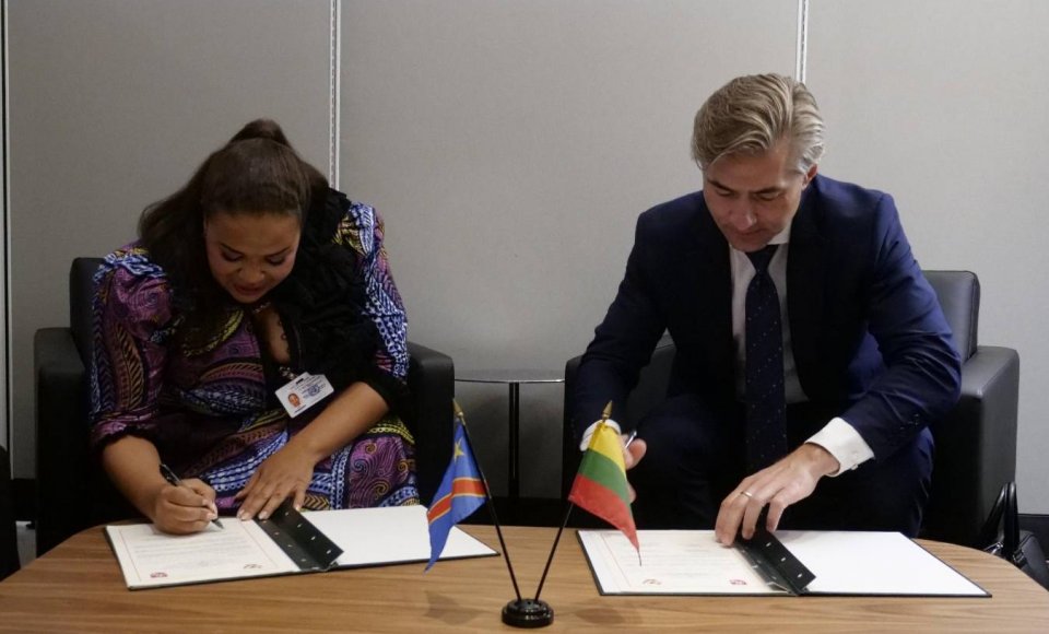 Lietuva ir Kongo Demokratinė Respublika užmezgė diplomatinius santykius