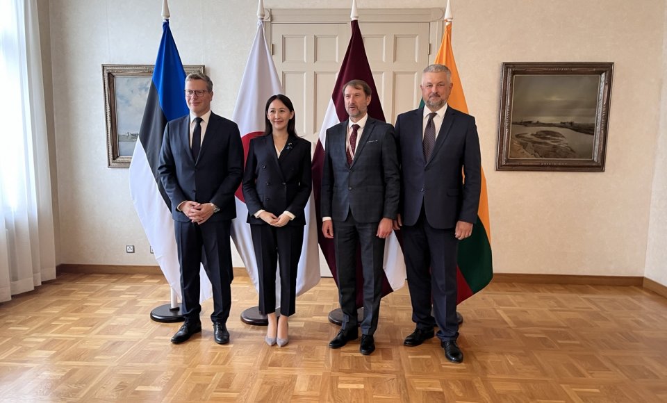 Baltijos šalių ir Japonijos politinėse konsultacijose pagrindinis dėmesys – saugumui ir...