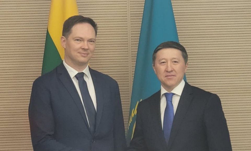 Viceministras K. Vaitiekūnas Astanoje: Kazachstanas – svarbus Lietuvos partneris Centrinėje Azijoje
