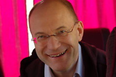 Svečias: C.Hellis pristatys jo sudarytą literatūros kūrinių apie Vilnių antologiją, kurioje yra nemažai ir jo paties verstų tekstų. V.Braziūno nuotr.