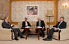Ministers U.Paet, M.Riekstins,  F.W.Steinmeier and V.Ušackas (Photo: A.Sendrauskas)