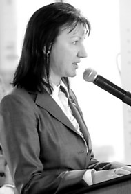 Kalba LR generalinė konsulė Čikagoje Skaistė Aniulienė. J.Kuprio nuotr.