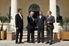 Ministers M.Riekstins, F.W.Steinmeier, V.Ušackas and U.Paet (Photo: A.Sendrauskas)