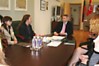 Minister V.Ušackas and students from Poland