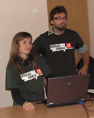 „Misija Sibiras - 2010“ dalyviai - Indr4 Vainalavičiūtė ir Valdas Samkus. A.Miškinytės nuotr.