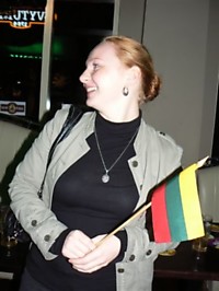 Korko lietuvių bendruomenės pirmininkė Jolanta Kazlauskienė. Nuotr.V.Žukauskaitės