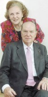 Ambasadorius V.A.Dambrava su žmona Unda. Asmeninio albumo nuotr.