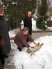 Москва, у могилы Й.Жемайтиса-Витаутаса, И.Марчюлёните, Э.Игнатавичюс, А.Винкус