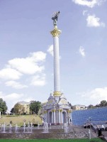 Nepriklausomybės paminklas Kijeve. Lietuvos ambasados Ukrainoje nuotr.